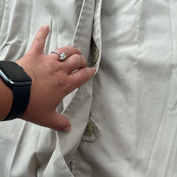 Vintage Men’s London Fog Trench Coat Tan 18 - Picture 7 of 9